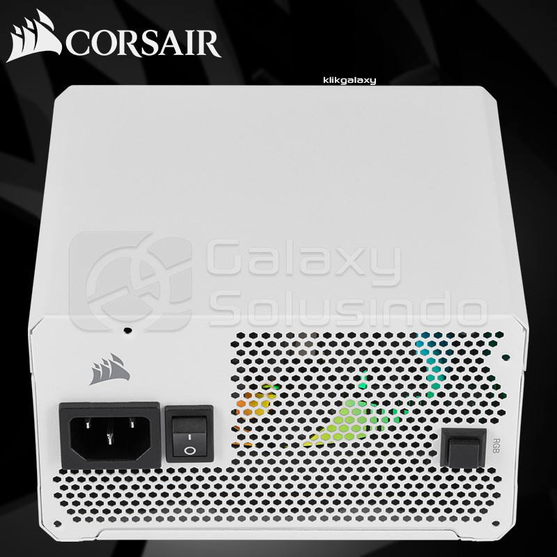 Corsair CX550F RGB 80+ Bronze Certified Fully Modular - White