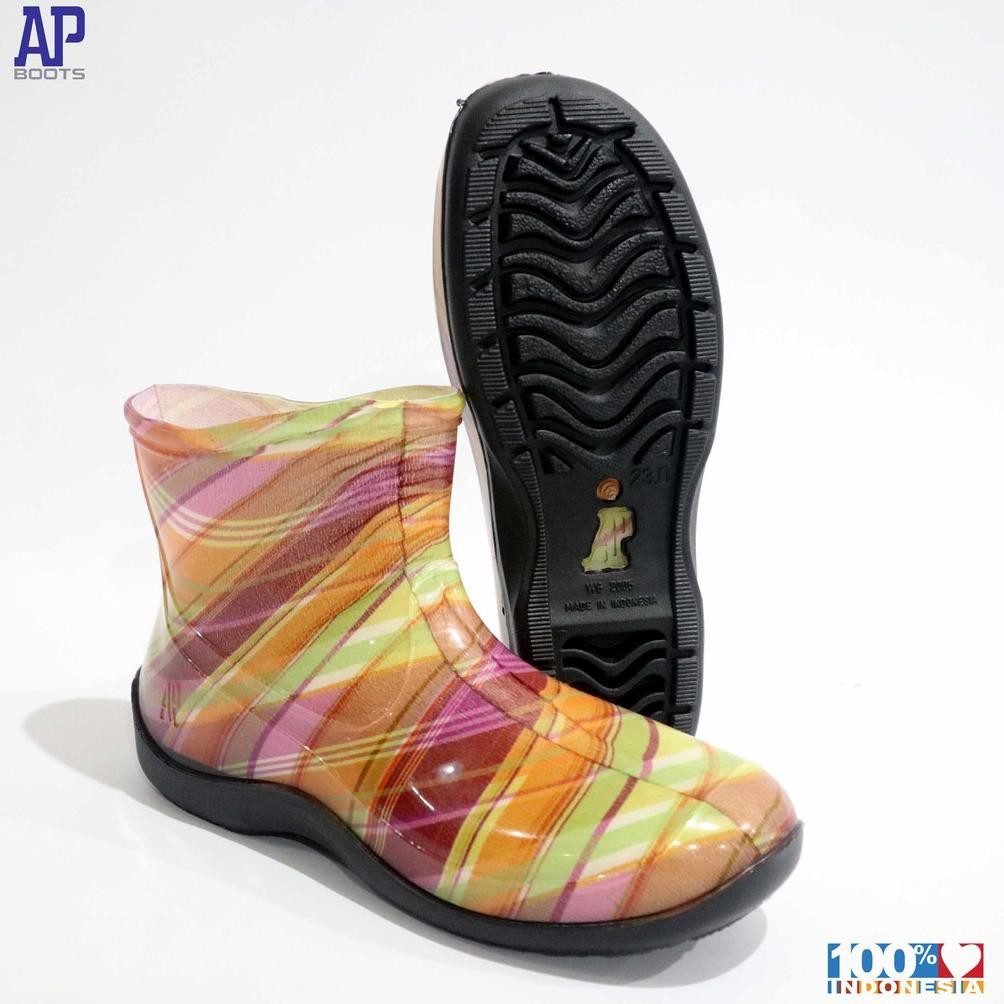 Kode Y7719 Ap 2005 Square Mix 23 0 25 0 Sepatu Boot Karet Cewek Ap Boots Shopee Indonesia