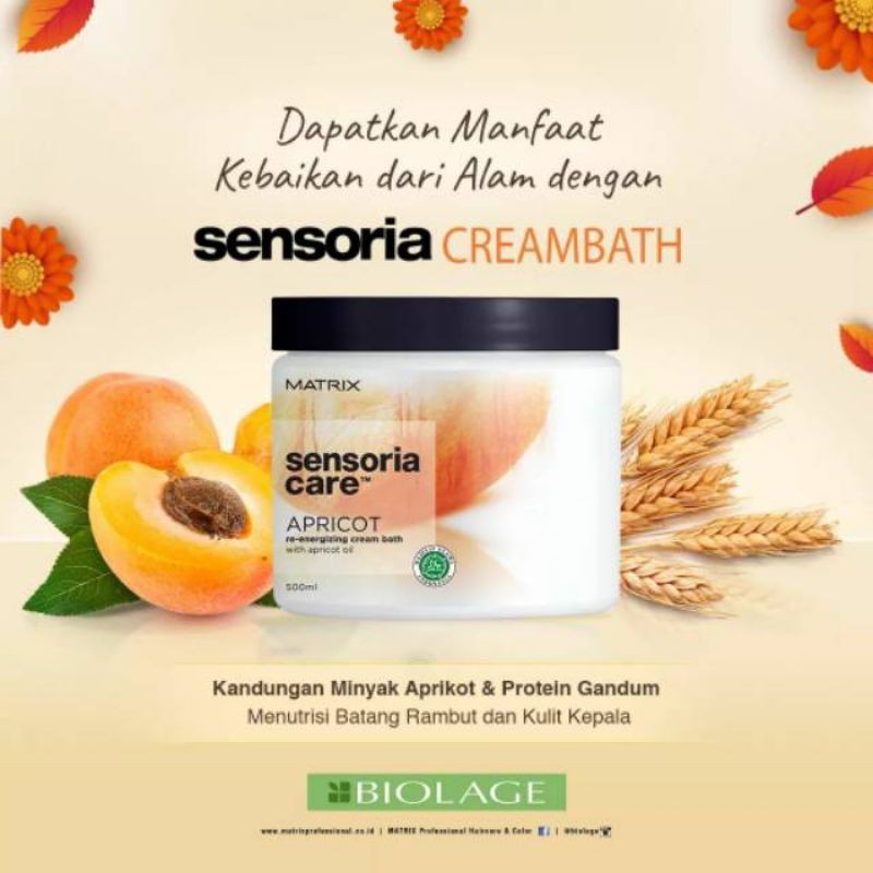 MATRIX Sensoria Care Creambath Apricot 1000ml