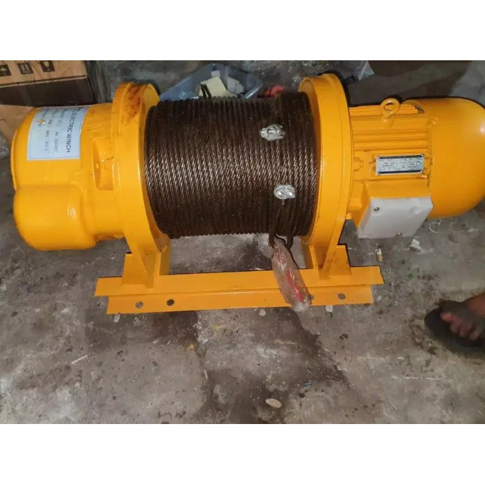 (MEI) electric winch hoist wire hoist 5 ton x 100m WEKA