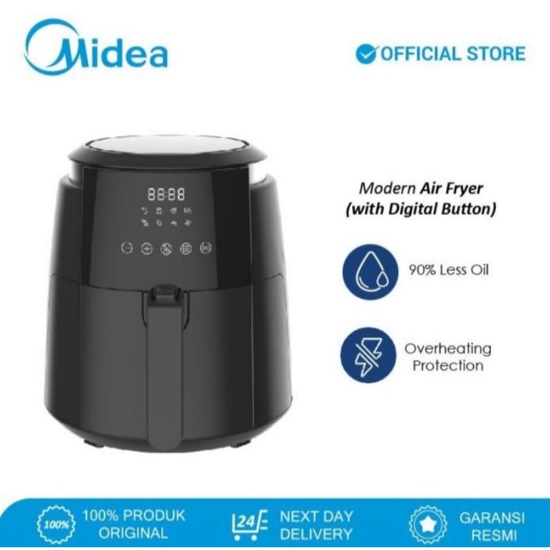 Jual MIDEA AIR FRYER 4.7L MF-CN35B | Shopee Indonesia