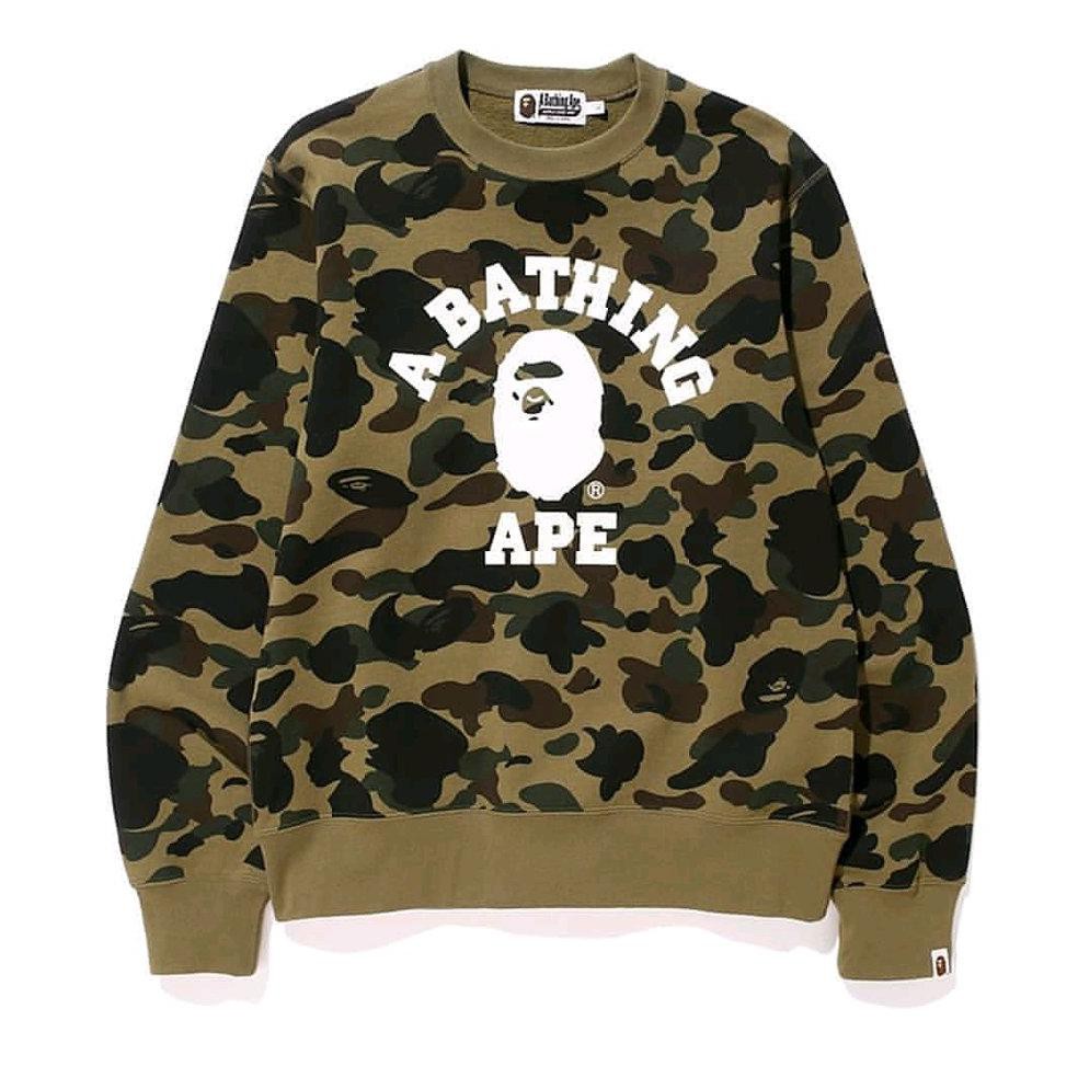 Diskon Sweater Winter Bape Camo Green Buru Order