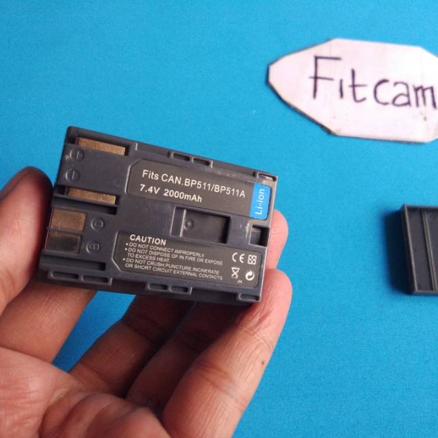 Baterai batre battery bp511a bp 511a kamera canon 20d 30d 40d 50d 5d