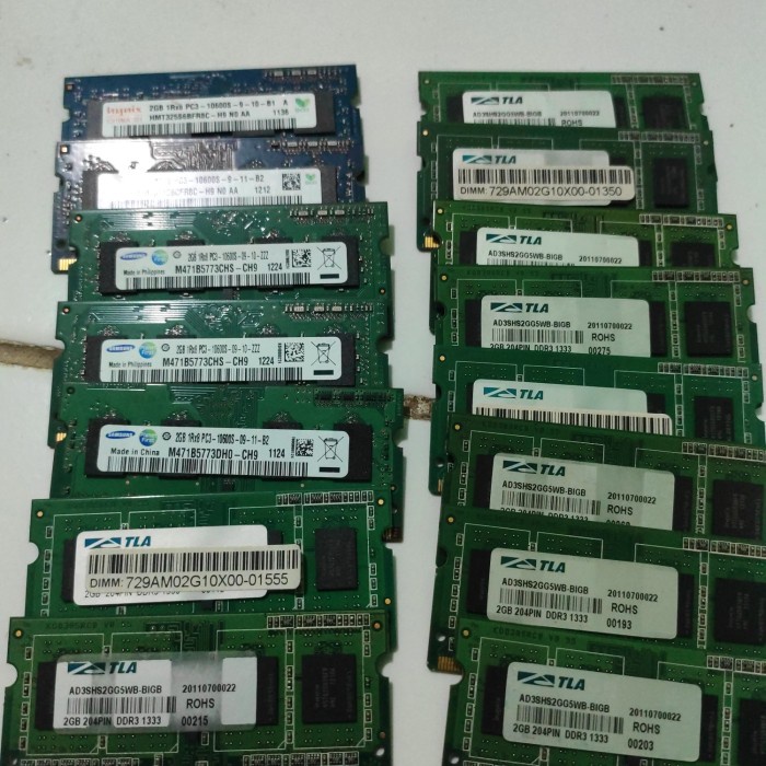 ram laptop sodim 2gb pc3 10600s