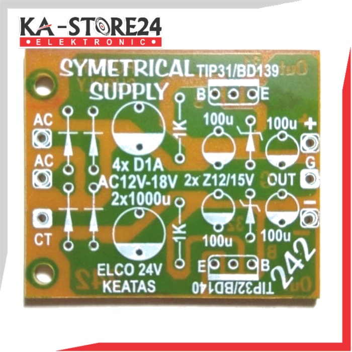 PCB Power Supply Simetris Power Supply CT