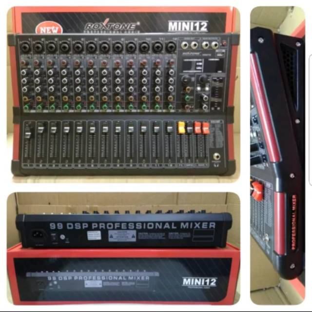 MIXER ROXTONE MINI 12 ( 12CH ) USB ORIGINAL