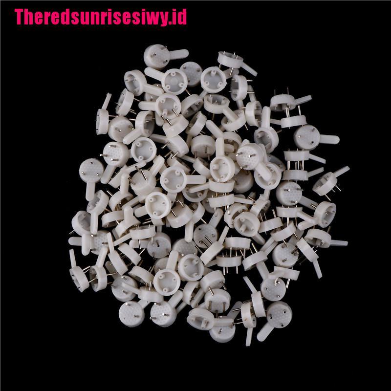 【Theredsunrisesiwy.id】100pcs Photo Frame Wall Hang Picture Clasps Solid Wall Nail Non-trace Nail Hooks