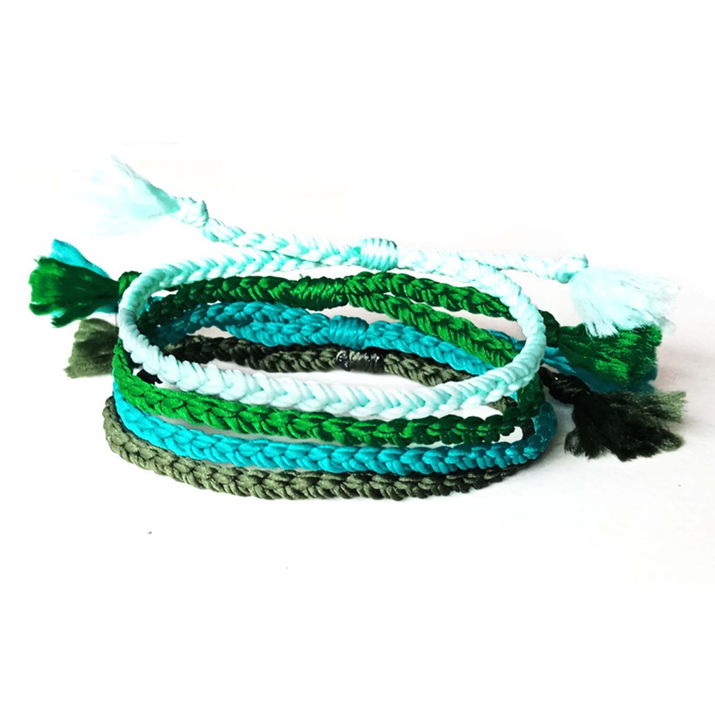 Gelang Tali Simple Green Series