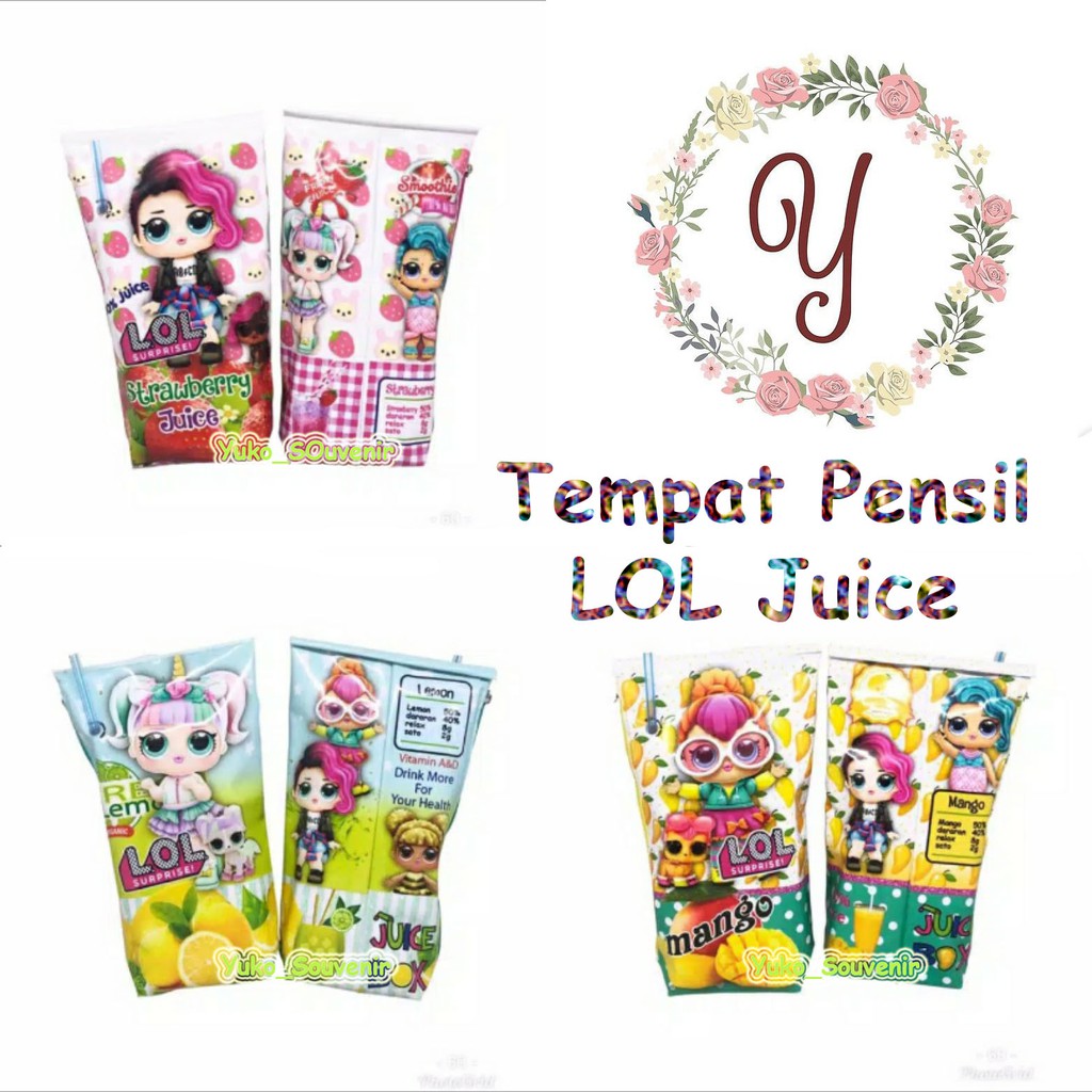 

Tempat Pensil LOL Juice Ada Sedotan Kotak Pensil LOL Model Kotak Juice