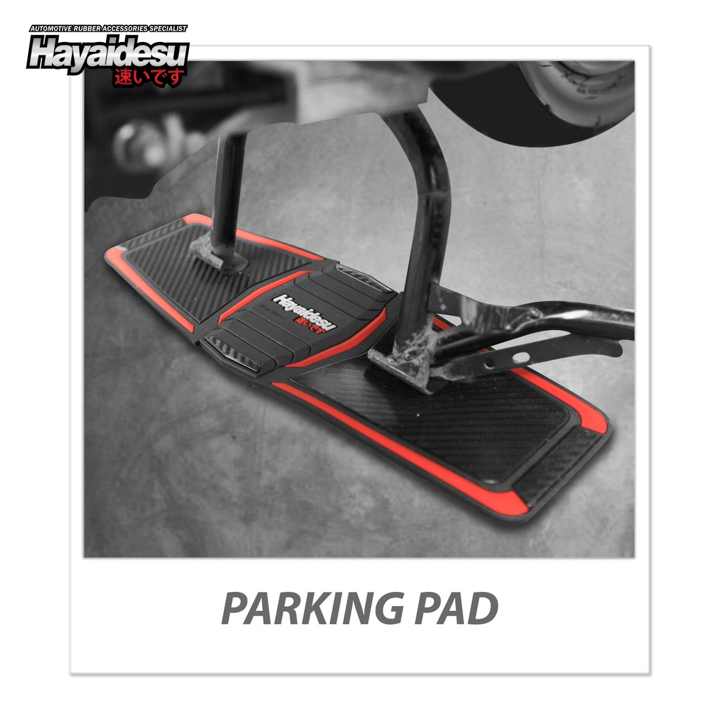 

Hayaidesu Parking Pad Karpet Standar Tengah Motor