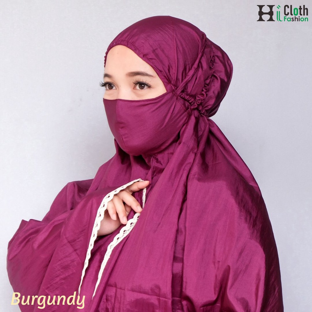 masker hijab muslimah | masker kain polos