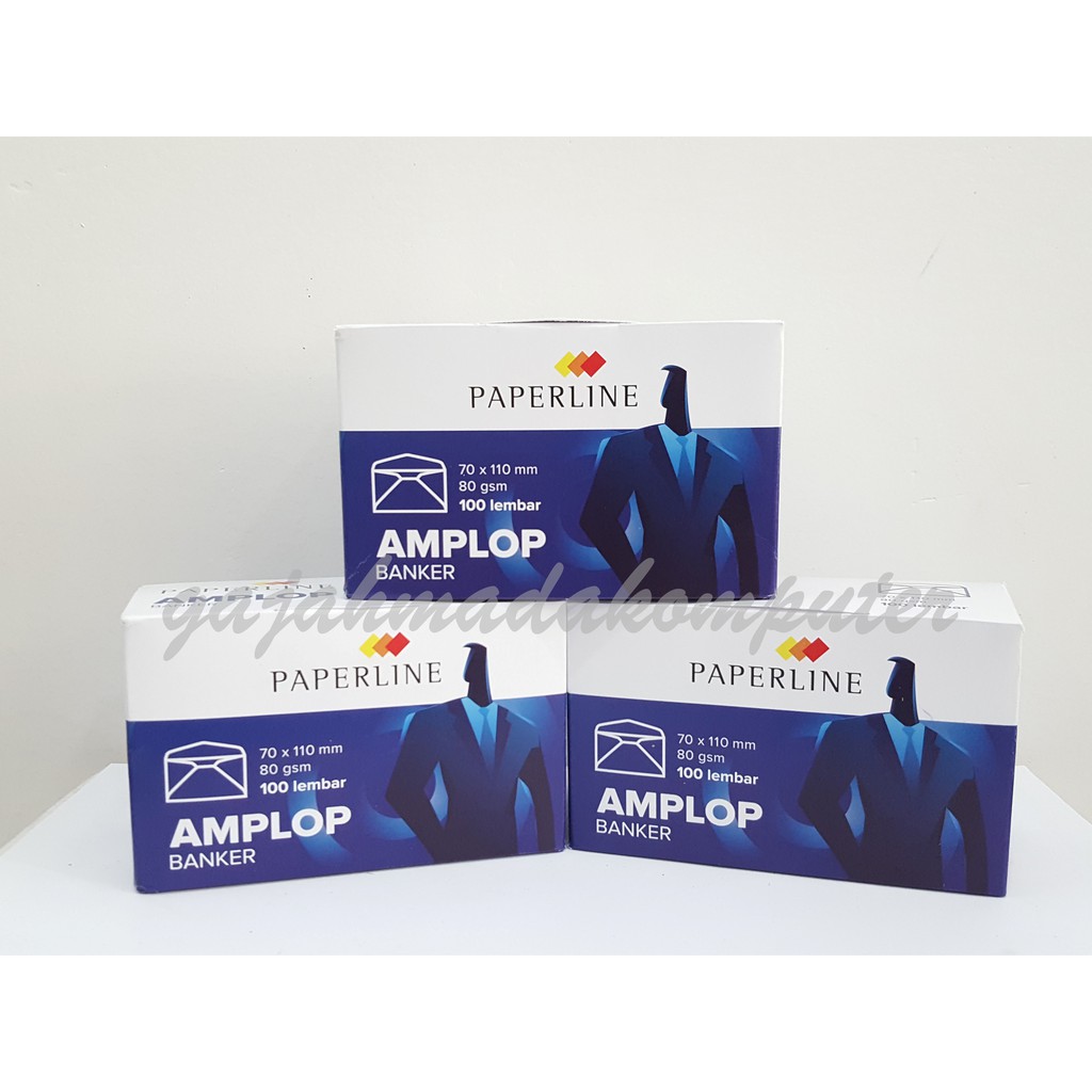  Amplop  Putih  Polos Paperline Banker Kecil  Mini Shopee 