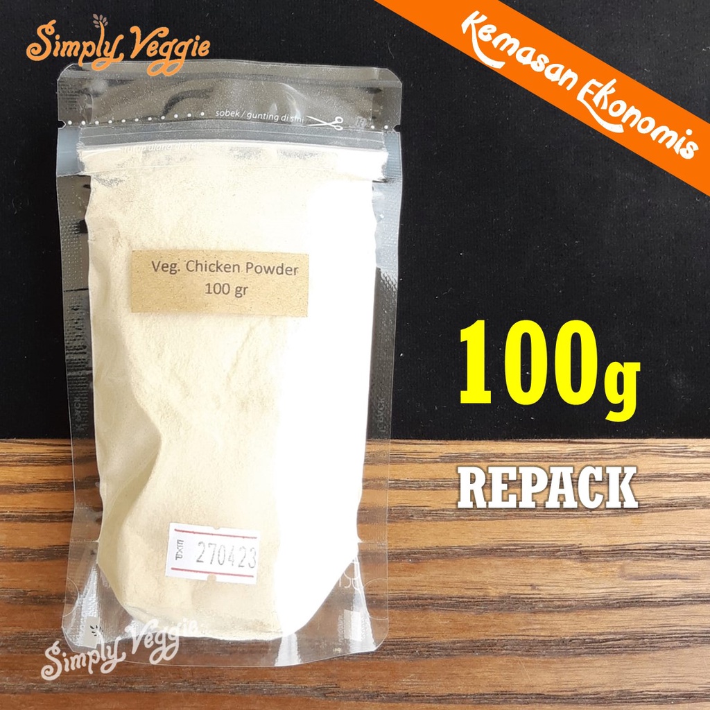 

Vegetarian Chicken Powder Seasoning 100g / Kaldu Vegetarian / Penyedap Vegetarian