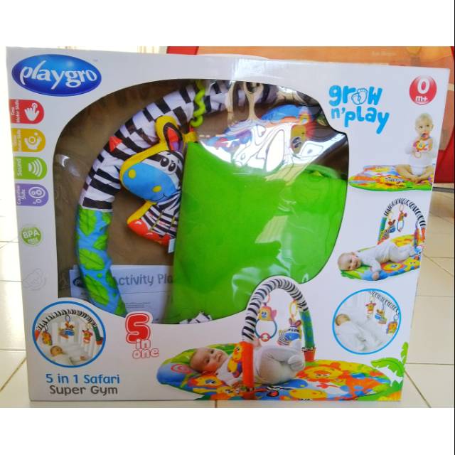 playgro 5 in 1 safari gym