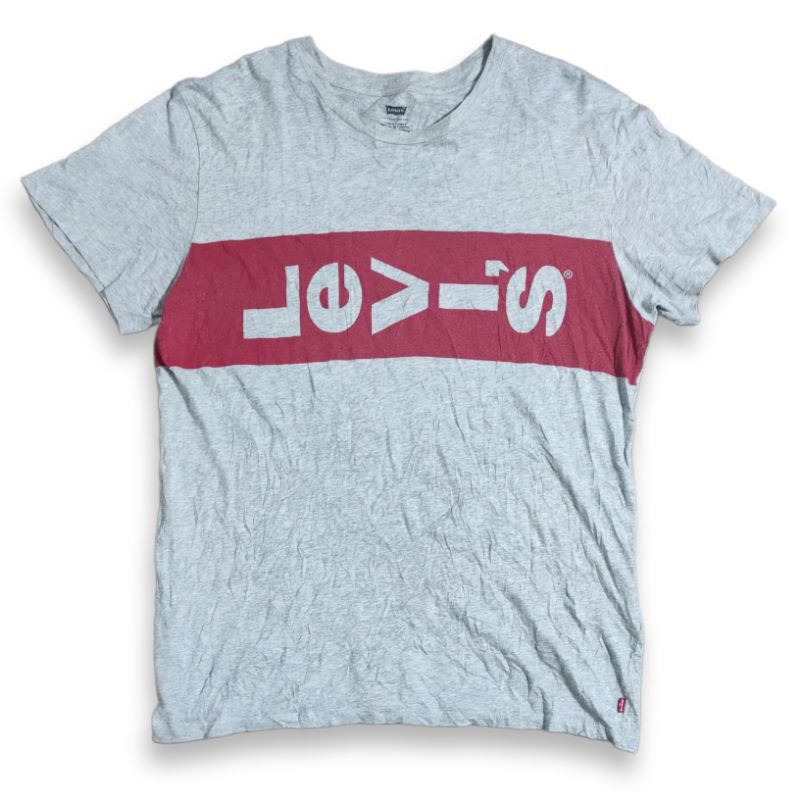 T-shirt kaos Levis Second Original ( Grey )