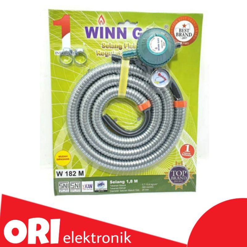Winn Gas Paket Selang Regulator W 418m Sni