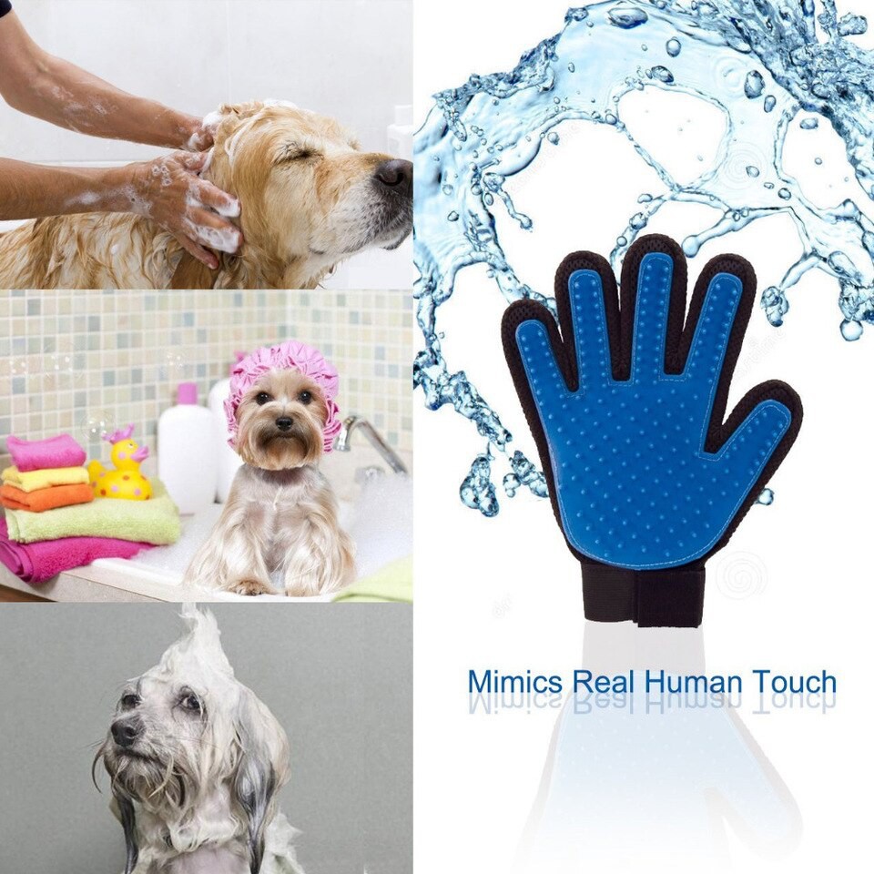 True Touch Aninal/Pets Glove Grooming/Sarung Tangan Hewan Peliharaan