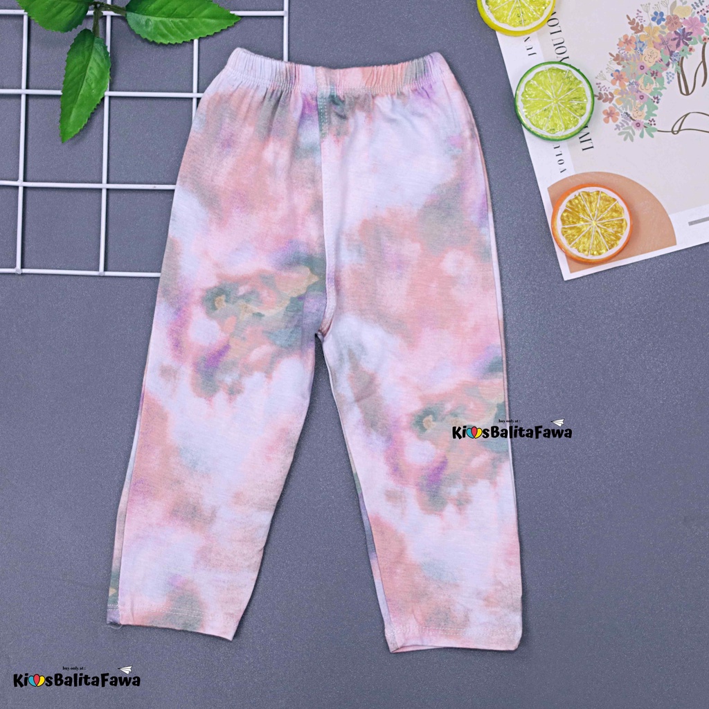 Legging Calvina uk 3-5 tahun / Bahan Kaos Spandek Nyaman Leging Motif Panjang Anak Perempuan Ketat