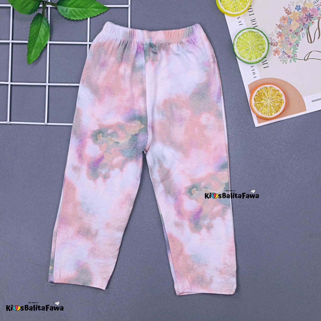 Legging Calvina Bayi 3-12 Bulan / Bahan Kaos Spandek Nyaman Pants Murah Motif Panjang Anak Perempuan