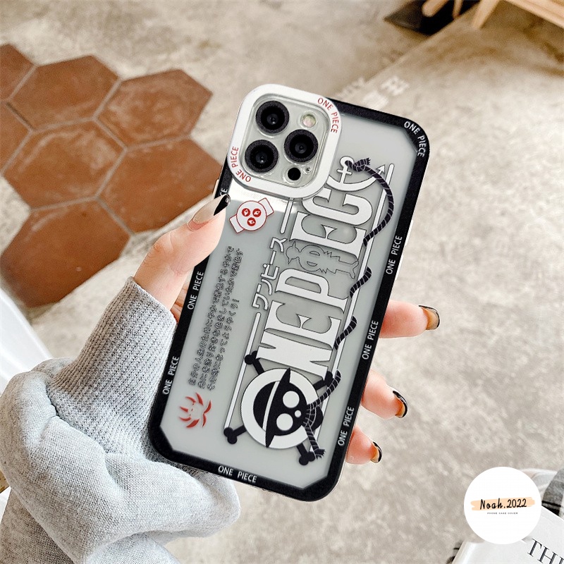 Soft Case TPU Motif Anime One Piece Untuk IPhone XR 13 11 12 Pro Max 6 6s 7 8 Plus X XS Max SE 2020