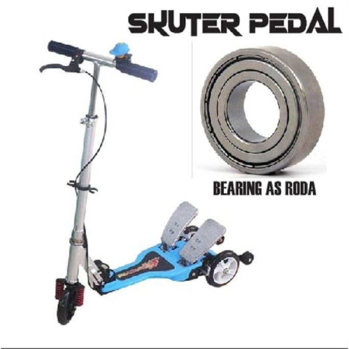 Bearing As Roda Belakang Otoped Skuter Pedal