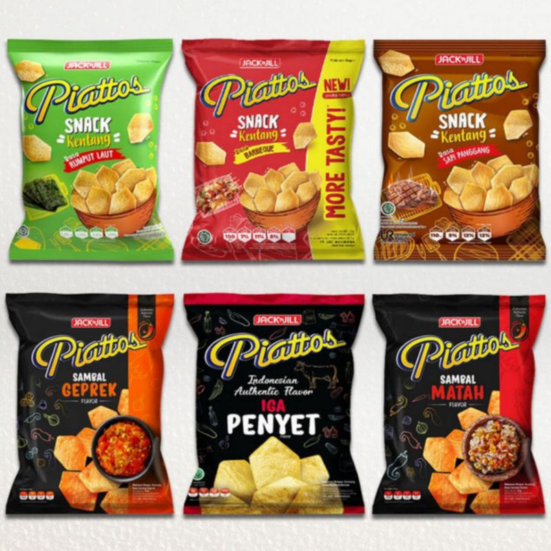 

Piattos Snack Kentang Barbeque 75 g