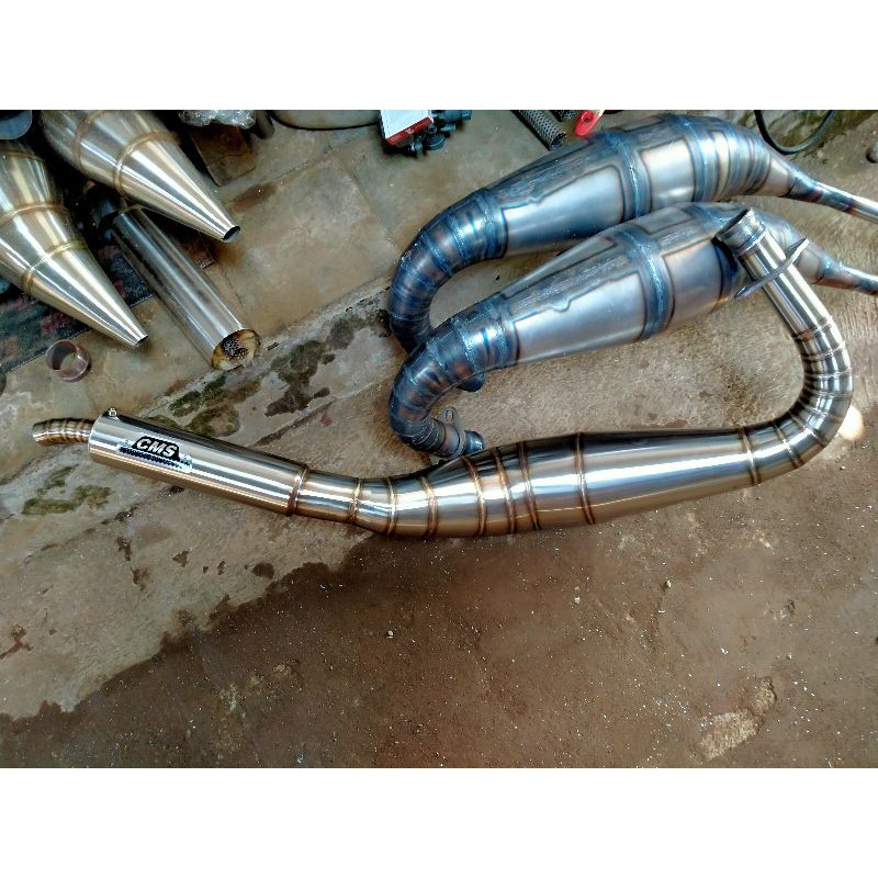 KNALPOT RX KING KOLONG KOBRA FULLSTAINLIS CMS,