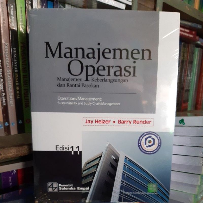 manajemen operasi manajemen keberlangsungan dan  rantai pasokan edisi 11