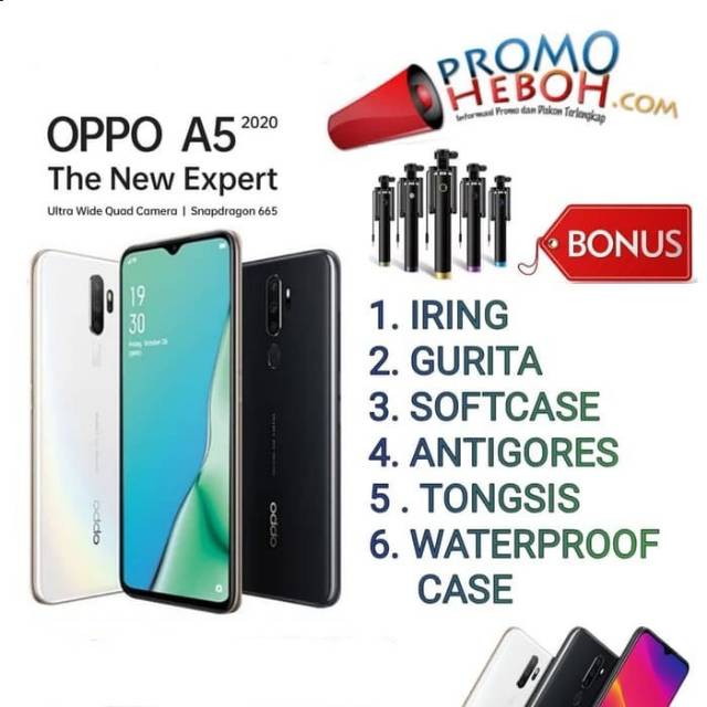 Oppo A5 2020 RAM 4/128 GB GARANSI RESMI OPPO