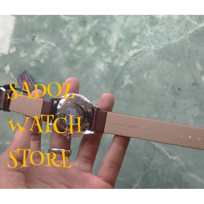 Jam Tangan Pria Original Skmei Casio Casual Water Resistant Tipis - Hitam