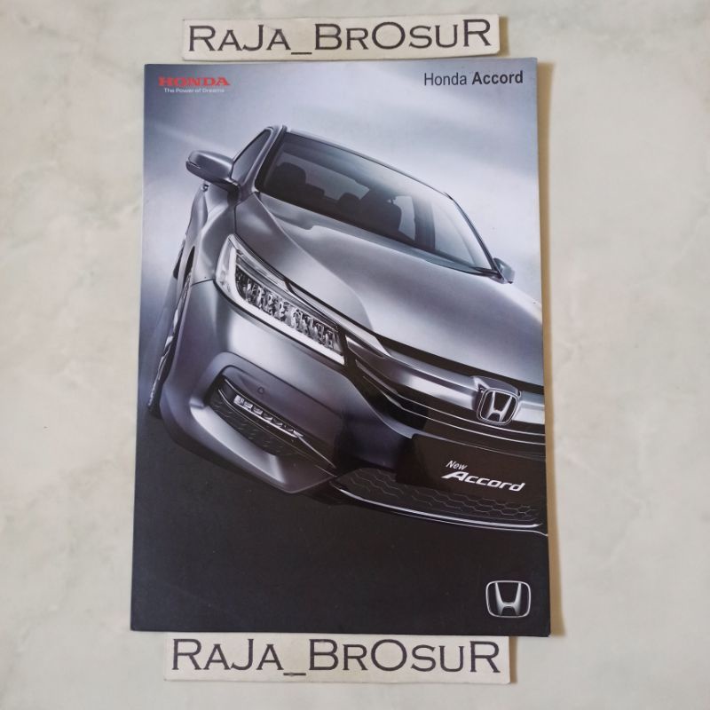 Poster brosur katalog leaflet Honda Accord 2016