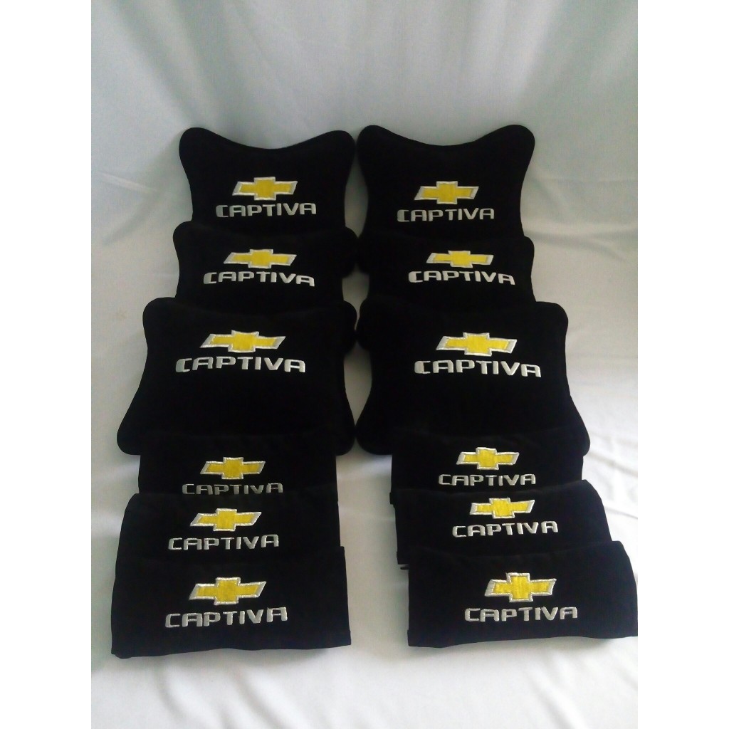 Bantal mobil Chevrolet Captiva aksesoris interior bantal mobil headrest mobil