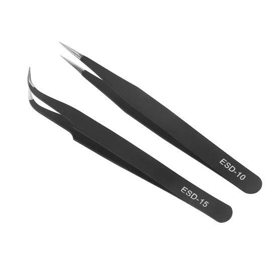 PINSET EYELASH - TWEEZERS BLACK [ PILIH TIPE ]