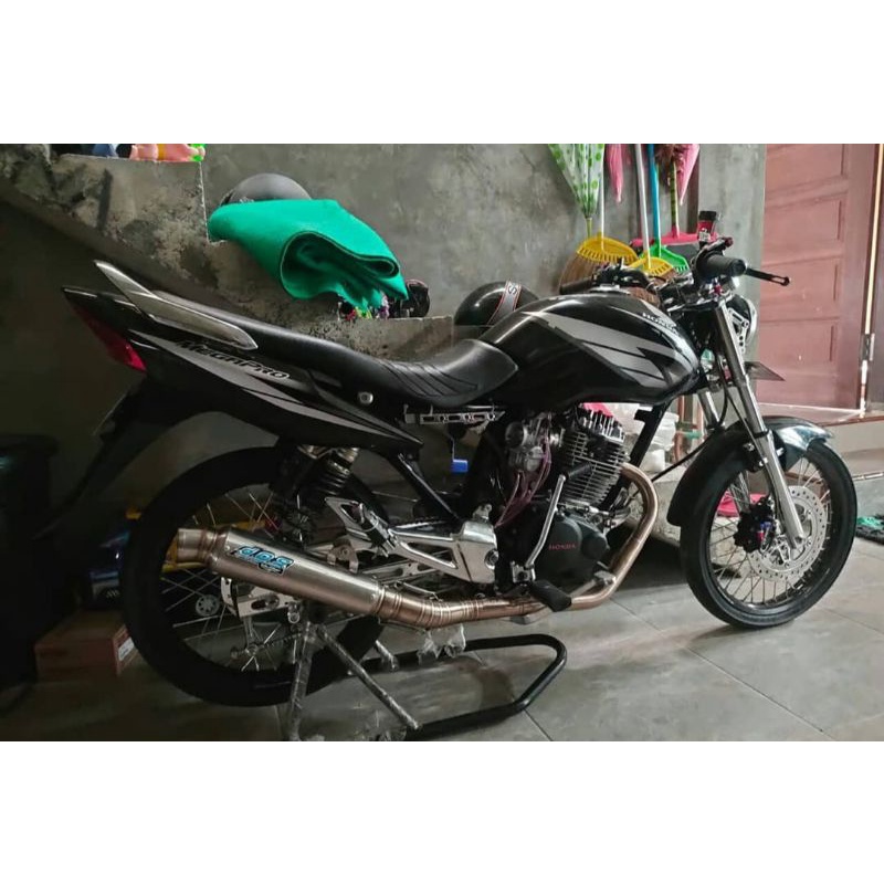 KNALPOT DOS MUFFLER HONDA MEGAPRO SILINCER BULAT