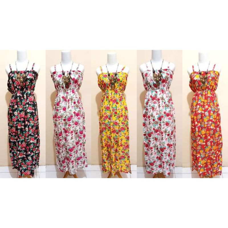 Dress Kemben Panjang Bahan Rayon