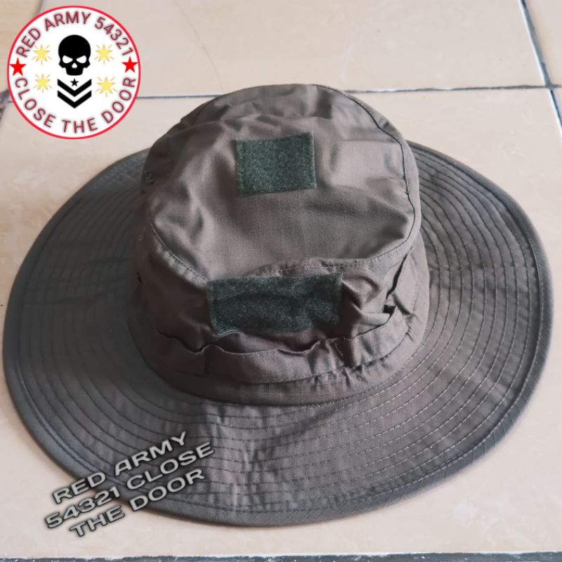 Topi Rimba Hijau Brimob Best Quality Premium