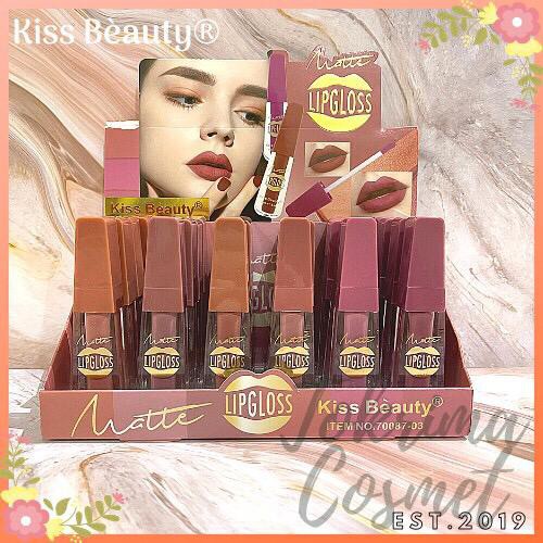 (CYBER) COD TERBARU Lipgloss Kiss Beauty Nude Edition Terbaru