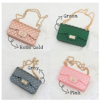 MoonLand 42 Size Besar TAS MAXI JELLY MATTE BAG SIZE 22 x 7 x 12.5 CM