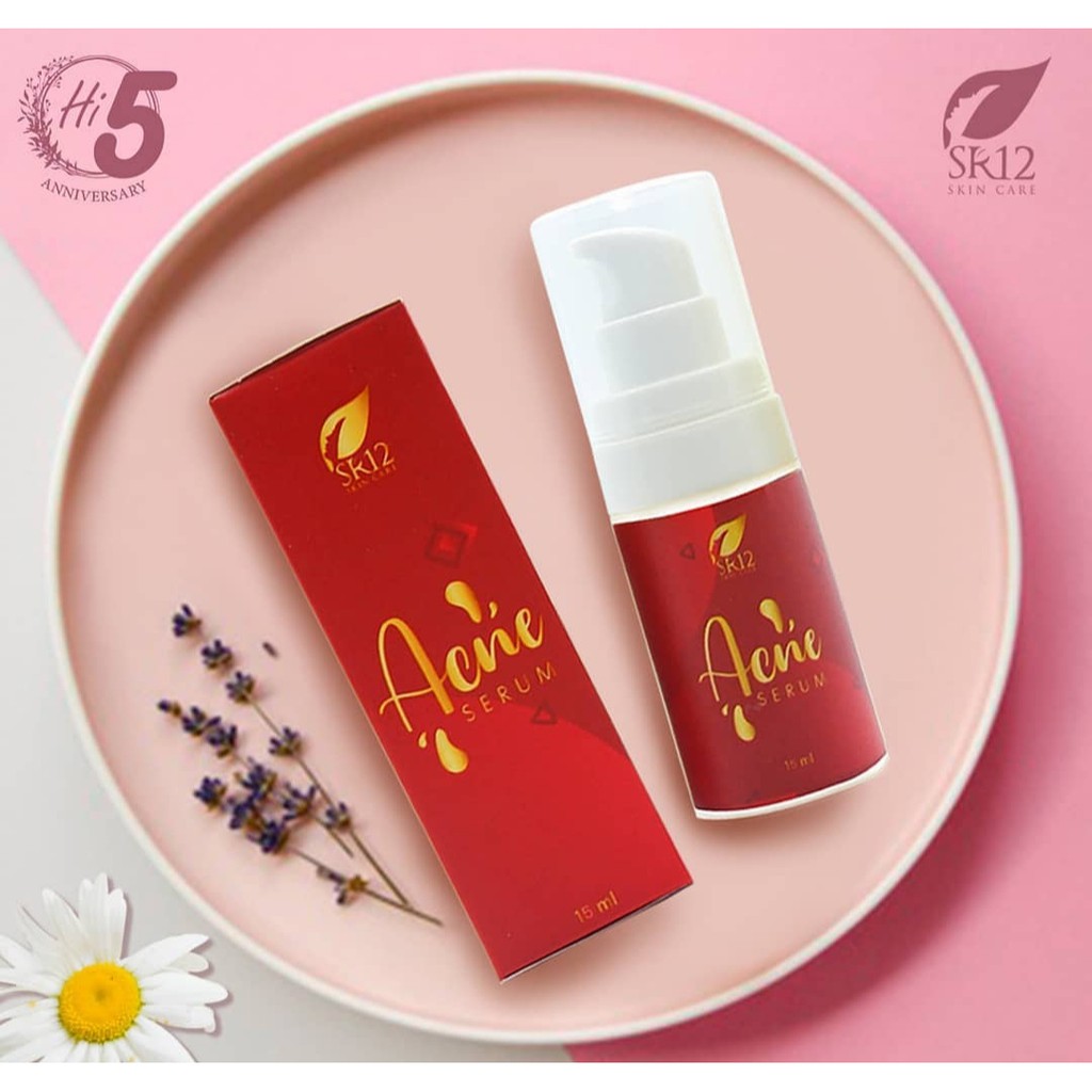 SERUM JERAWAT BPOM  ACNE SERUM SR12 / OBAT PENGHILANG JERAWAT / SERUM RADANG JERAWAT 15ML