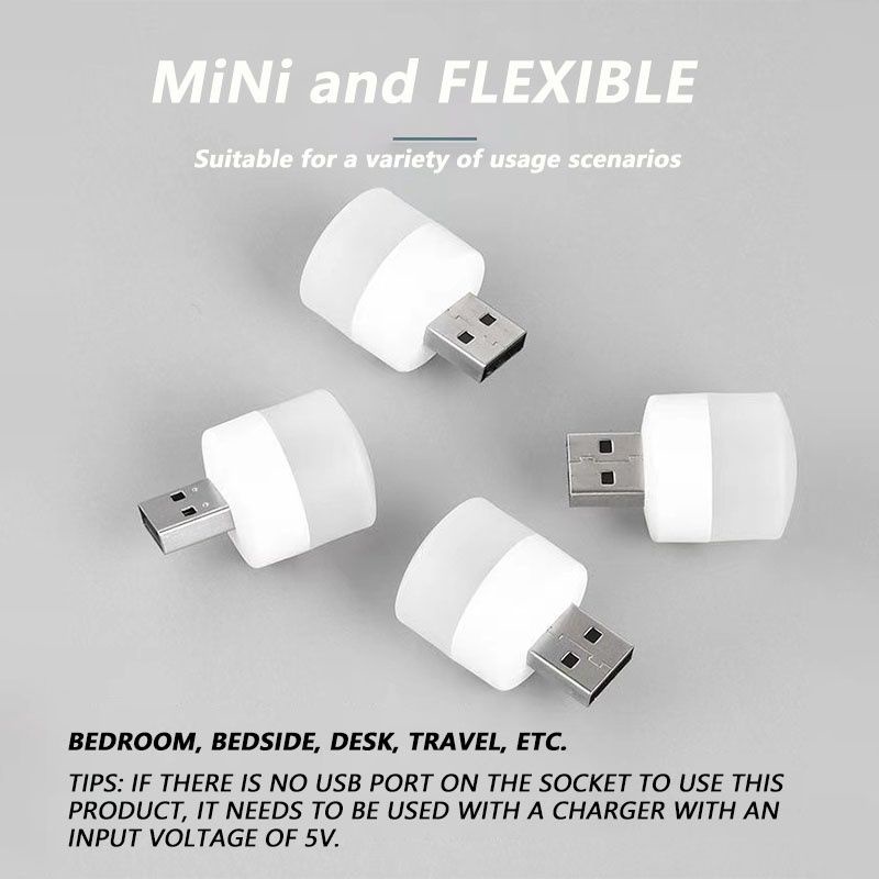 LAMPU LED MINI USB PUTIH