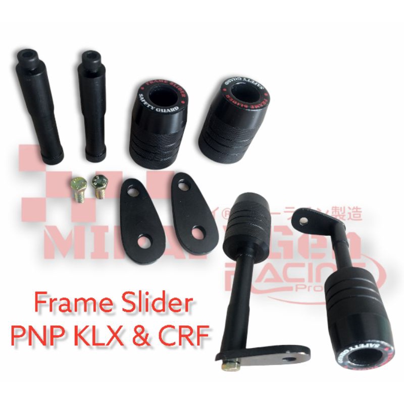 frame slider PNP KLX CRF Vixion R15 Xabre Megapro Tiger CB150R CBR 250R