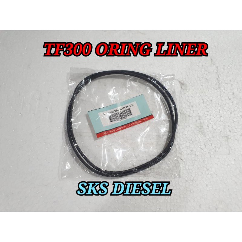 TF300 Oring Cylinder Liner Karet Boring Bambu Mesin Diesel Yanmar TF 300