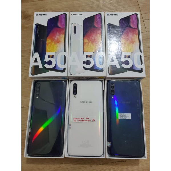 Samsung Galaxy A50 Ram 4/64GB Second Resmi Sein Fullset No Minus