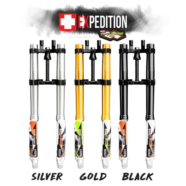 Shock depan Upside down usd Expedition Realjump KLX