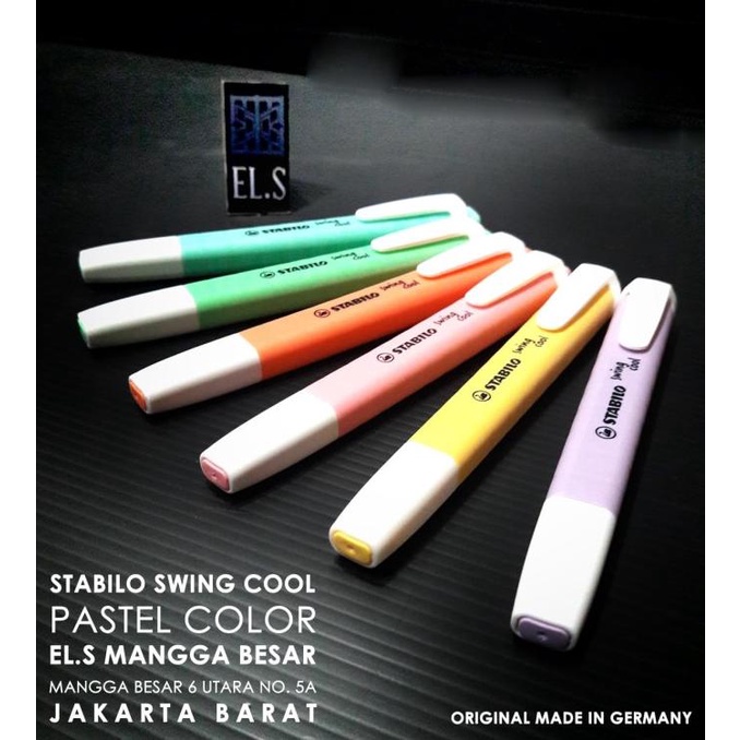 

STABILO SWING COOL PASTEL SET 6 WARNA