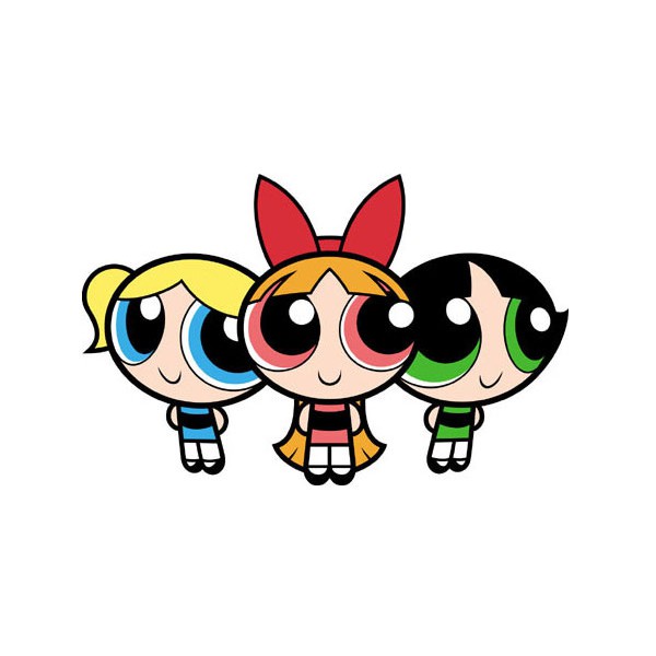 Stiker / Sticker Mobil Powerpuff Girl