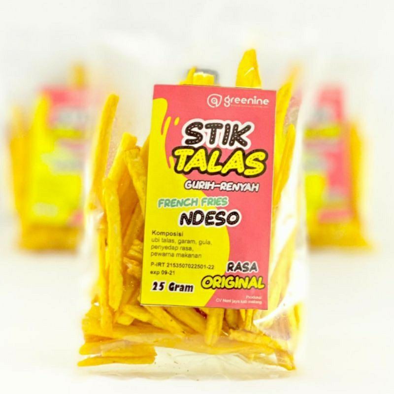 

GRAFIASTORE stik TALAS Gurih Renyah kemasan plastik 25g