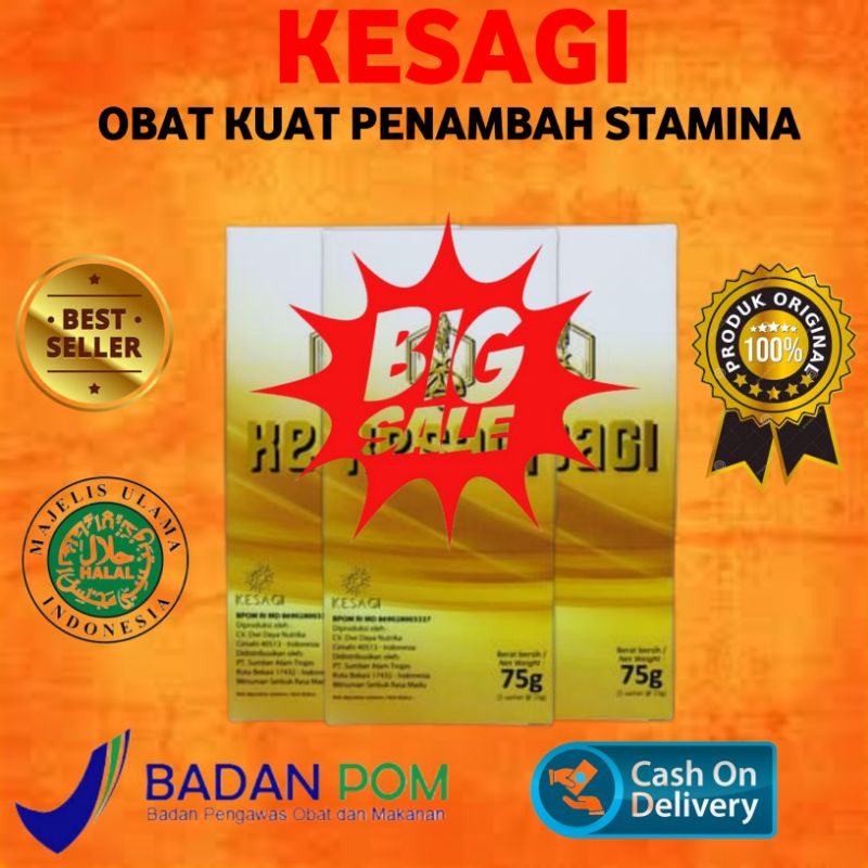 KESAGI OBAT KUAT PENAMBAH STAMINA 1 BOX!!