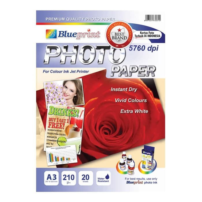 

Blueprint Photo Paper A3 BP-GPA3190 BP-GPA3210