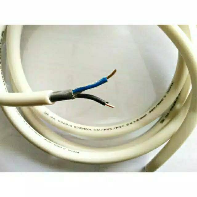 ETERNA Kabel NYM 2x1.5 50 meter / eterna kawat tembaga 2x1,5